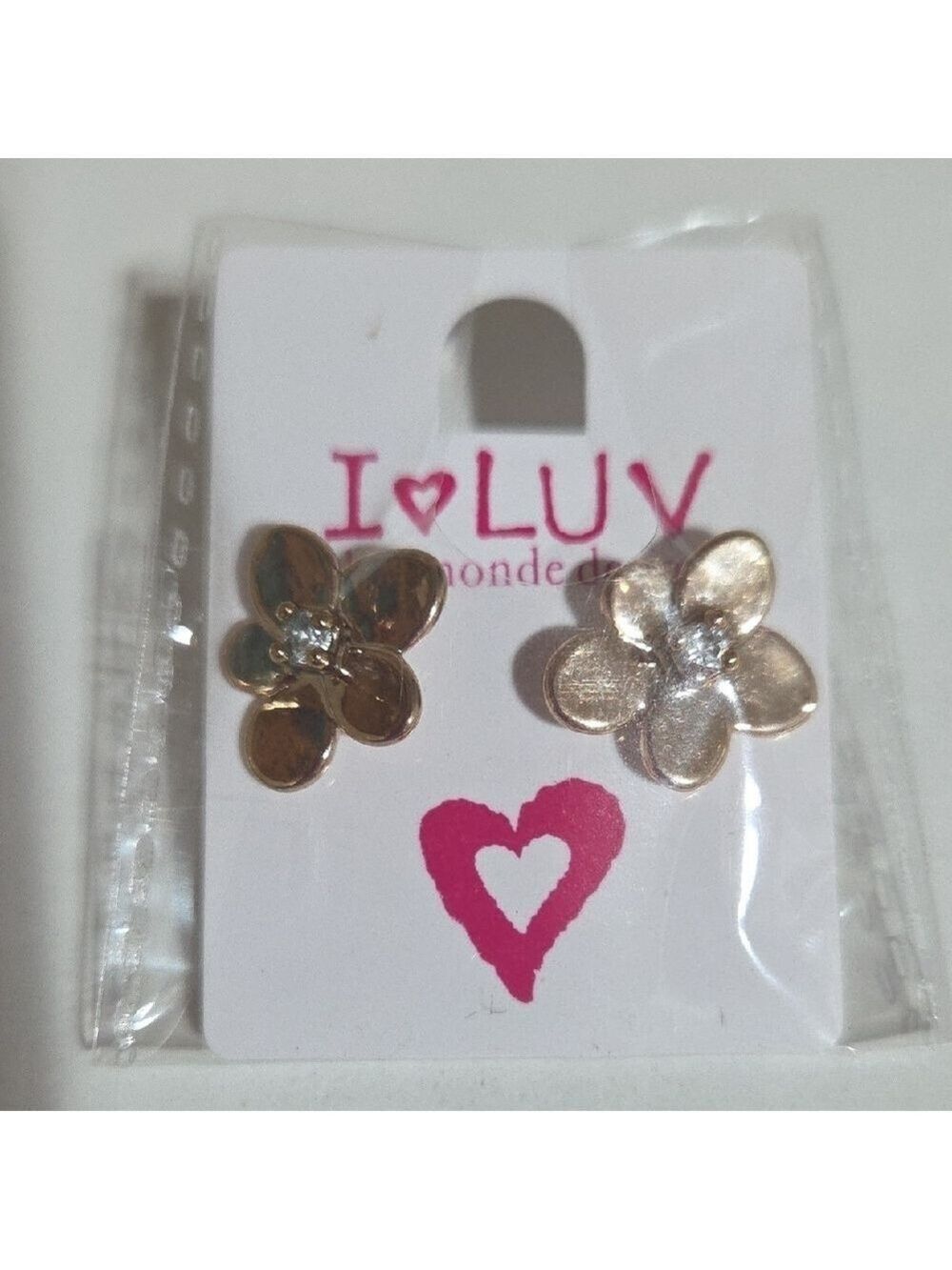 Gold Flower Earrings